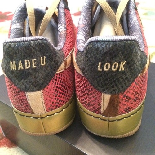 samcolt12:  @NikeID Gumbo AF-1 - snake skin and tiger fur - Made U Look… #HSK 