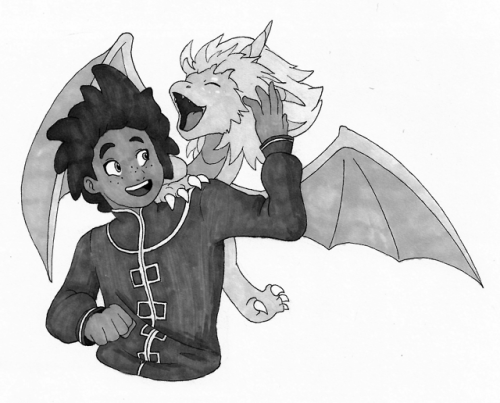 dragonprinceofficial: keeperartwork: Fandom Inktober Day 12 - Dragon I love that a lot of the fandom