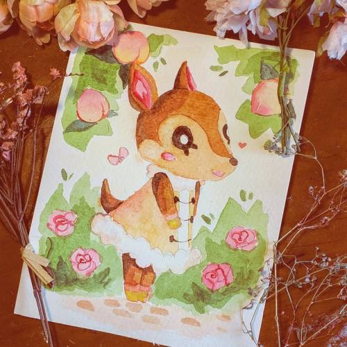 retrogamingblog2: Animal Crossing Watercolor Paintings made by DearKyoume