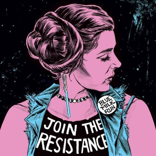 mingdoyle:My pals Blue Milk Run have a new EP out, and I drew the cover art.JOIN THE RESISTANCE!http