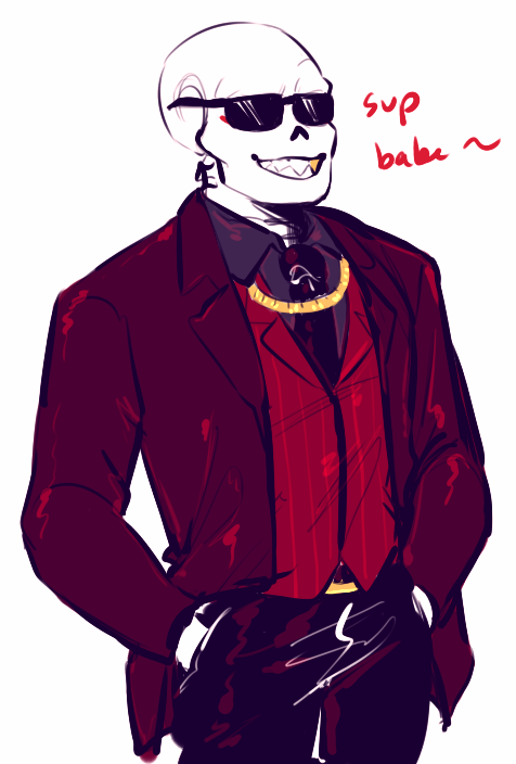 mmhinman: Red in a suit and shades~