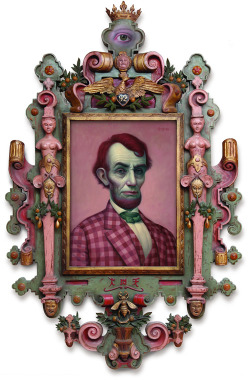 Mark Ryden | Pink Lincoln (#92) | Oil on