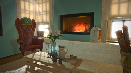 Main floor of my home on Famfrit (Goblet ward 14 plot 60). I have always liked the shabby chic aesth
