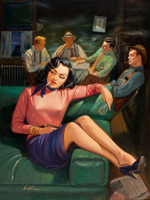 vintagecoolillustrated:  Gang Moll by Rudy Nappi 