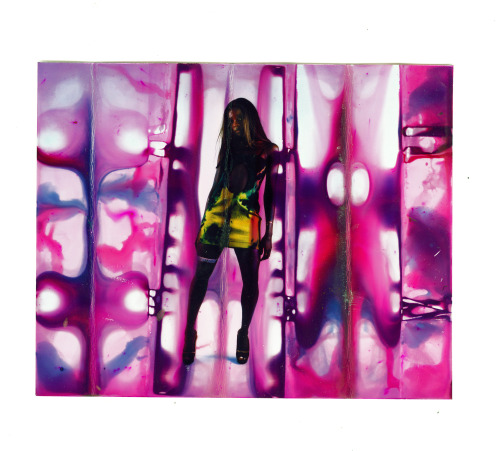 Hand dyed prints of Bambii for Office Mag by Pegah Farahmand