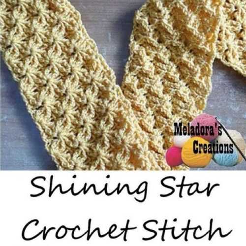 “Shining Star Stitch Crochet PDF Pattern"⁣ ⁣ Find all my PDF crochet patterns on my shops