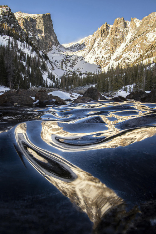 fuckyeahfluiddynamics: Photographer Eric Gross captured these surreal alpine landscapes in Colorado’