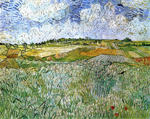 vincentvangogh-art: The Plain at Auvers, 1890 Vincent van Gogh