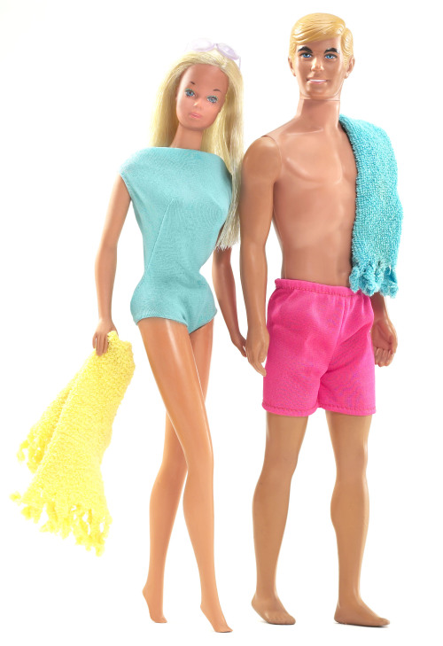 Malibu Barbie and Ken from 1971