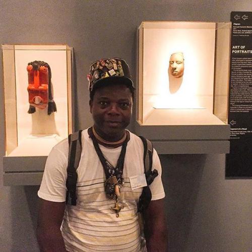 We were was pleased to welcome artist RomualdHazoumé (Benin, b. 1962) to the Brooklyn Museum galleri