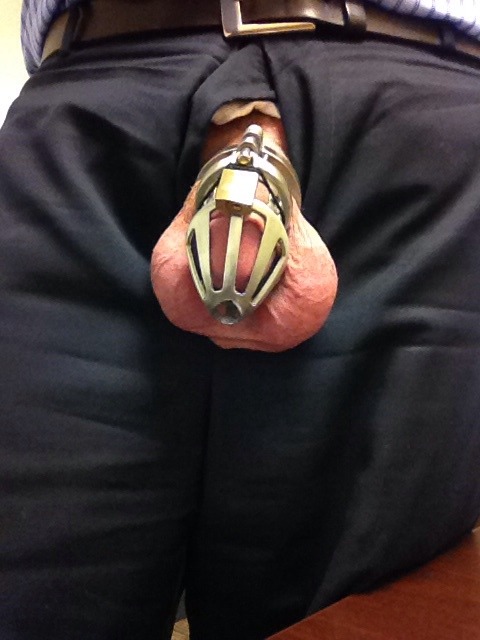 flrcoach:  When I began his chastity training, we tries a multitude of devices. In all, over a year’s time, we probably spent over a 񘈨 trying to find the perfect device. Overall security was a must. I didn’t want him to have the ability to slip