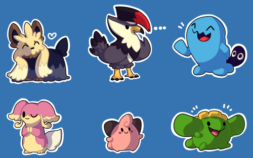 smash-chu:Another batch of chibi-esk Pokemon, this time randomly regenerated with a random number re