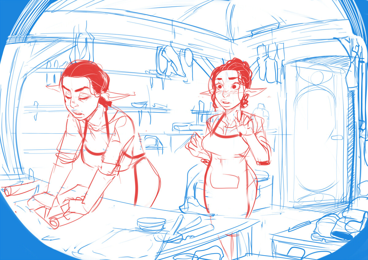 Man this way of doing things is really fast. It feels like this scene needs one more