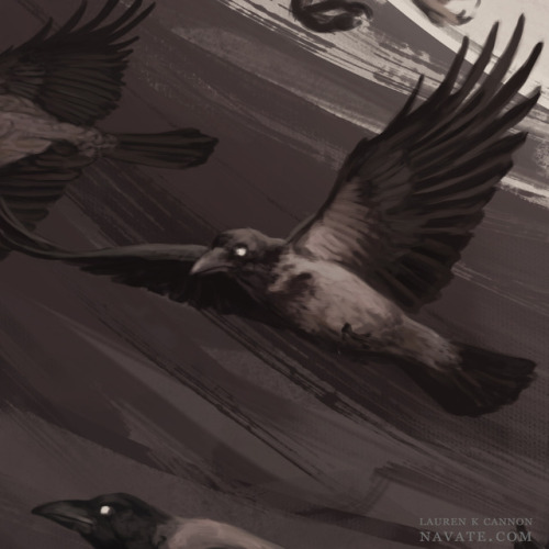 Birds birds birds. Trying to get this one done by the end of the month in between all my commissions