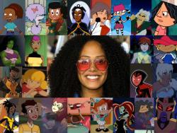 strangelittlebirdd:thetpr:  gang0fwolves:no-strex—zone-dey-knoow-betta:missrobo:  sufferingsappho:  nattygirls:  Cree Summer in all of the roles you know her for… plus this one:  Cree Summers is such a prolific voice actress. She’s had over 200