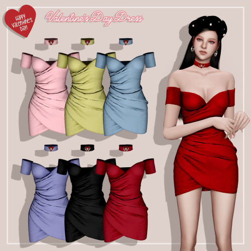 [RIMINGS] Valentine’s Day DressHave a Happy Valentine’s Day ! ❤️There are two versions w