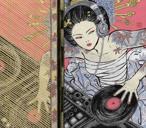 visual-cortex:  DJ Geisha, by Yuko Shimizu (清水裕子)