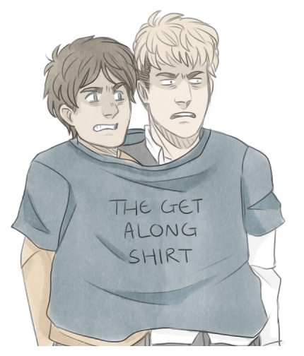 jazzie560:  Mikasa put them in it. She’d had enough. 