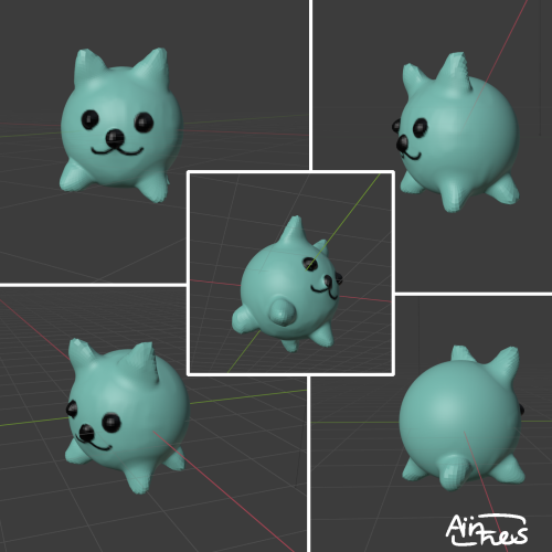 I have created a    little creecher    he cannot change this(This is like my 2nd time trying blender