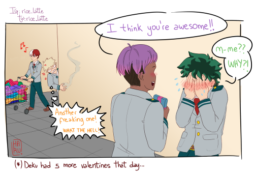 Happy Valentine’s day! Have this little angsty bkdk comic&hellip; what’s Kacchan going to do??Anyway