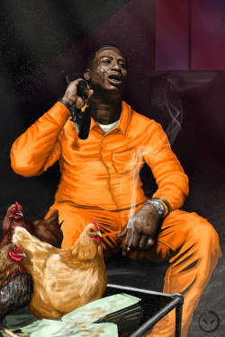 smackdahoe:  “Big Guwop” digital painting