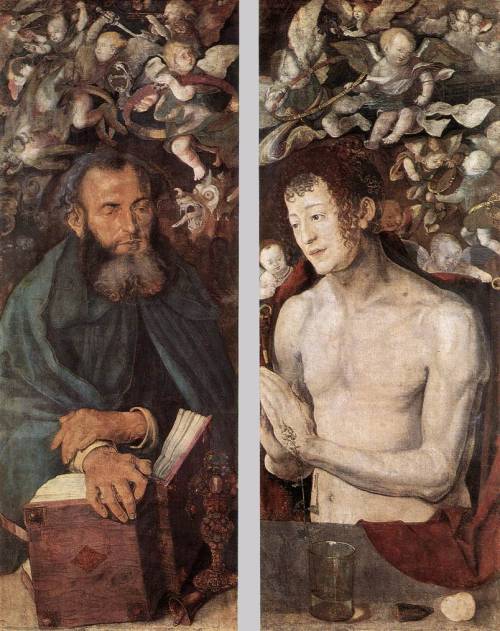 artist-durer:  The Dresden Altarpiece (side