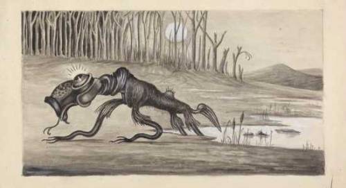 For those who grew up in Australia, the bunyip will be familiar. The bunyip is a large mythical creature from Australian Aboriginal mythology, said to lurk in swamps, billabongs, creeks, riverbeds and waterholes. It has been described as a giant starfish
