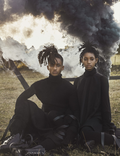 diaryofapopcultureaddicted:Willow and Jaden; Photographies by Steven Klein; Interview Magazine 