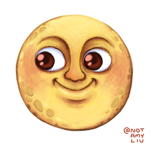 What&rsquo;re you even lookin&rsquo; at, moon?? Peach emoji, maybe? For the #emojizine!