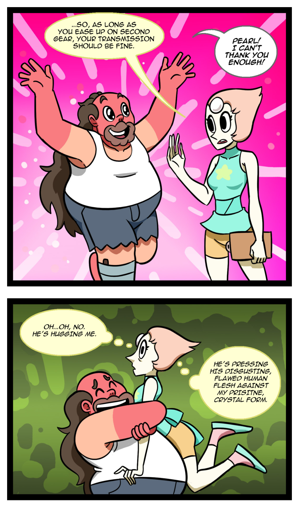 neoduskcomics:  Steven Universe: Pearl-sonal Space  poor pearl lol XD