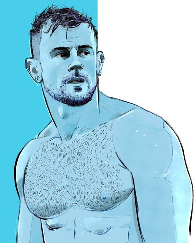 egorodriguez:  @isnathan was one of the first portraits I did when I started posting