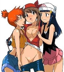 rule34-and-hentai-guy:  Misty, May, and Dawn