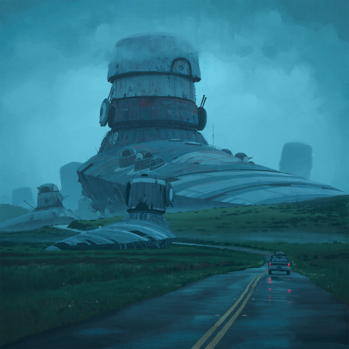 Sir Francis Drake Blvd takes you through the San Augustin Boneyard.www.simonstalenhag.se