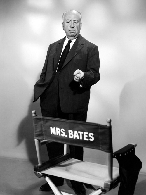 Alfred Hitchcock / publicity photo for Psycho (1960)