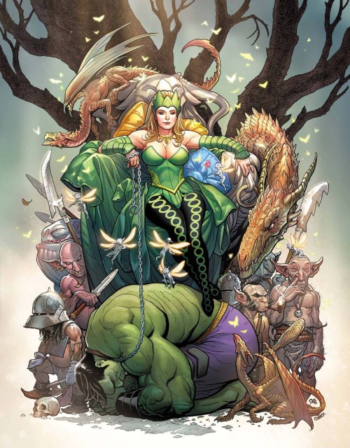 walkyriesetamazones:  Enchantress - The Totally Awesome Hulk #5 - Cover by Frank Cho