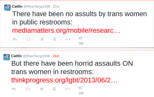genderfuckedover:thewomanfromitaly:i-am-river:So, i read this awful article using bathroom “scare ta