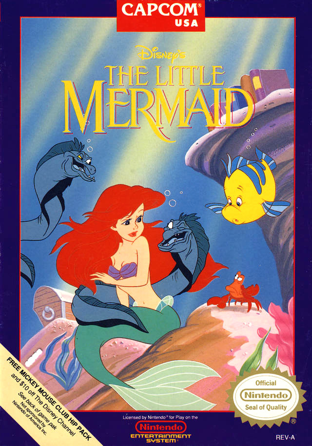 vgjunk:  Disney’s The Little Mermaid, NES.  I kicked and screamed until they got