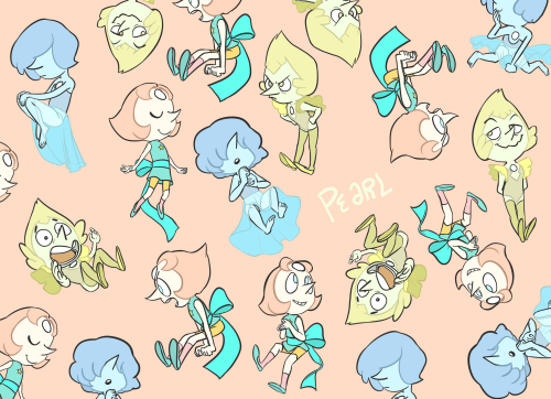 three-legged-cow:  My heart isnt big enough for all these Pearls (+desktop cause I’m a mess) 