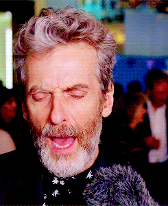 spaceshoup:Peter Capaldi [and his beard] @ RadioTimes covers party 26.01.2016