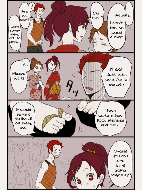  Source: 黒豚Scanlation: firstmessage (I do not claim to know any Japanese, so