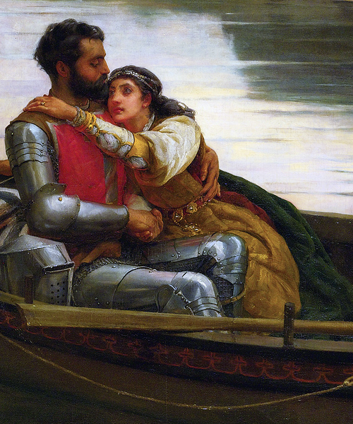 marcuscrassus:   Frank William Warwick Topham - Voyage of King Arthur and Morgan Le Fay to the Isle of Avalon (1888)  I like this