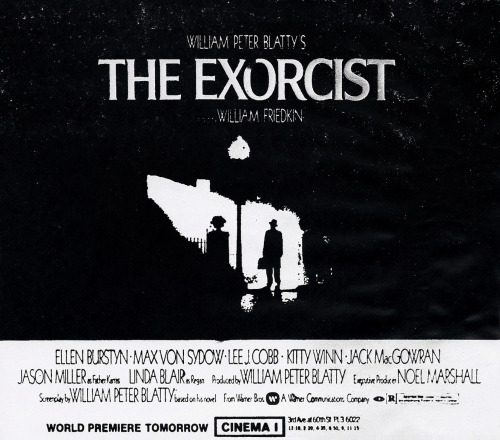 theexorcist:40 years ago today, The Exorcist was unleashed upon an unsuspecting audience in New York