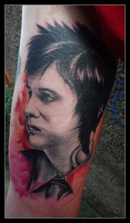 tristisetfragilis:J. got his The Rev tattoo today! It looks bloody awesome!