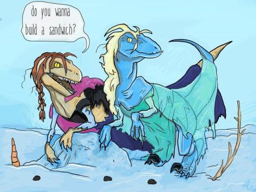 a-night-in-wonderland: Disney Princesses As Raptors