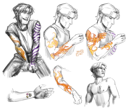 Tattooed Kal Ideas For @killermaxaroo8675309 Collab