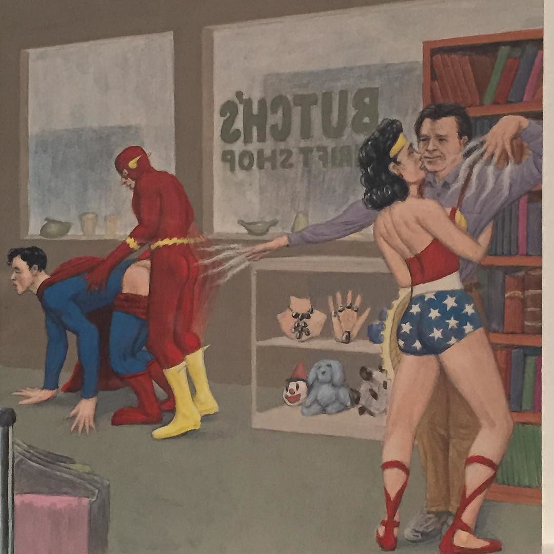 genuinecowboy:  Various paintings found in thrift stores during the late 80s by the