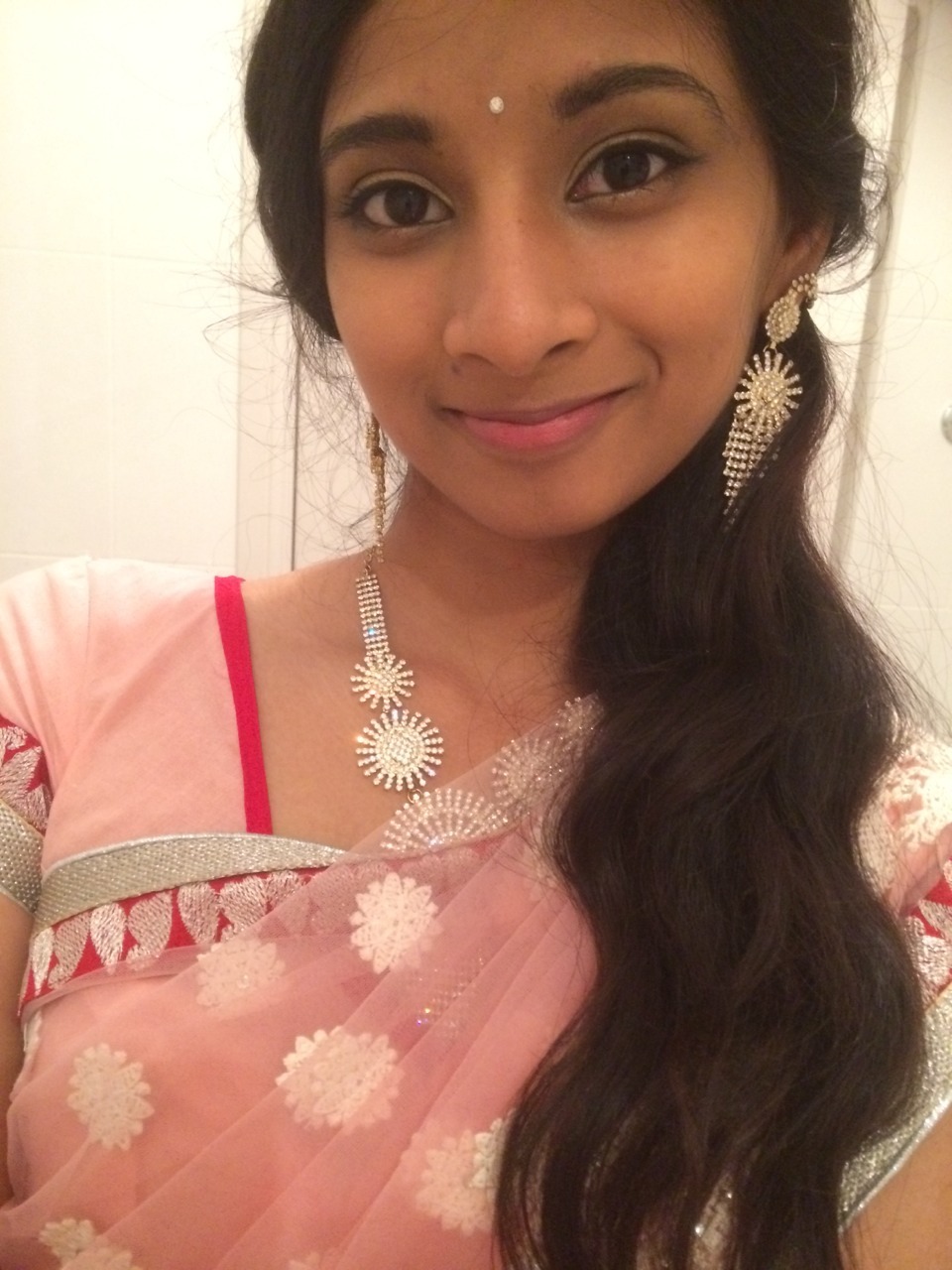 dwightdangershrute:  formal ended up super great and my saree pleats stayed perfect