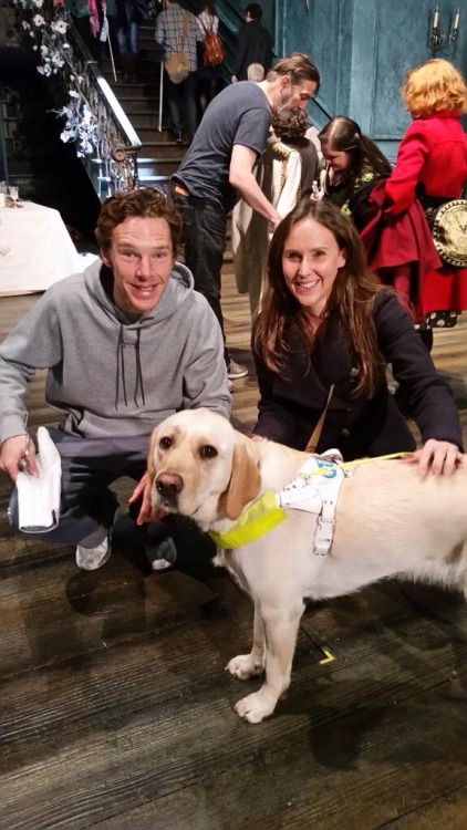 benophiedaily:“Thanks Barbican Centre for great touch tour guide dog sitting” -Guide Dog About To, 1