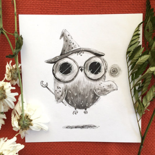 eatsleepdraw:  inktober day 2 illustration  You can purchase this original art along with the others on my etsy!