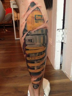 motolady:  How ‘bout a little suspension upgrade? Ooooh, Ohlins.  Definitely in the running for best tattoo ever… pun intended. 